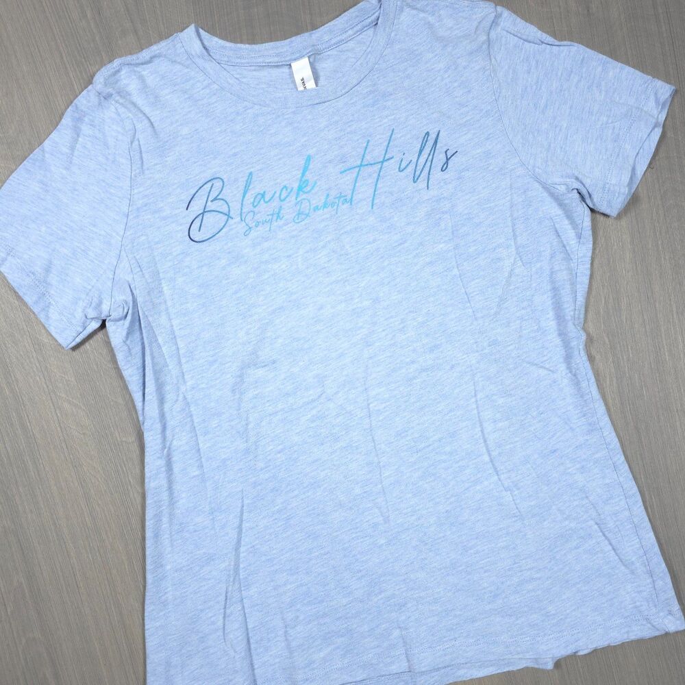 Bella Canvas Black Hills South Dakota Graphic Tee Medium